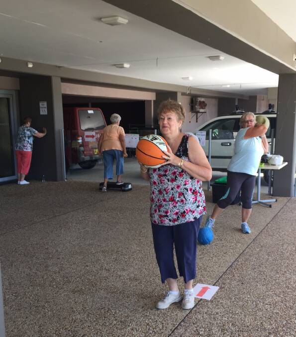 Keeping up the good work: More locals are getting the fitness bug, why not join them on Tuesdays or Thursday at 10.30am. For more call Tim on 0457 118 714.
