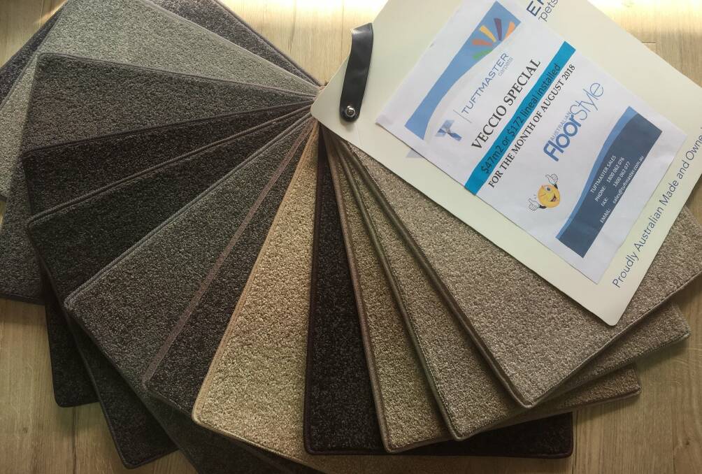 On Sale: For the whole of August you will find the Hermes Twist carpet range on sale at Bayside Carpets & Flooring.
