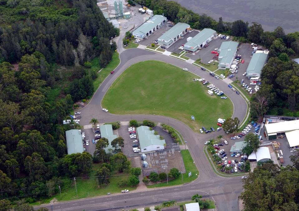 From the air:  With, plenty of parking, along with the great service you’ll find, it’s no wonder more visitors are heading here from Port Macquarie. 