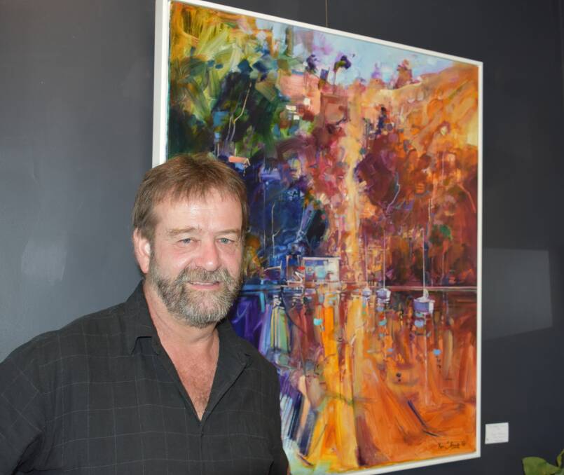 Camden Haven creative: Ken Strong is displaying a stunning range of the art and photography at his new gallery in Kew.