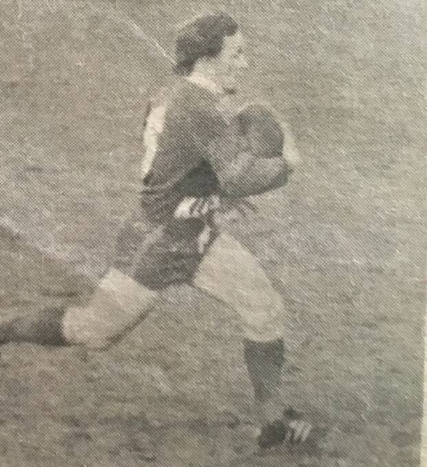 Phil Amidy makes a break playing for Wauchope in 1979, his last season in Group Three.