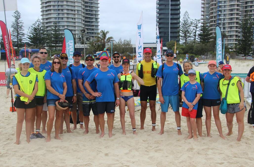 Returning competitors: Wauchope Bonny Hills Surf Life Saving Club members competing at the 2017 Coolongatta Gold.