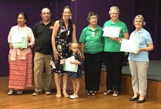 Thank you: Recipients of financial assistance from the Kendall Community Op Shop.