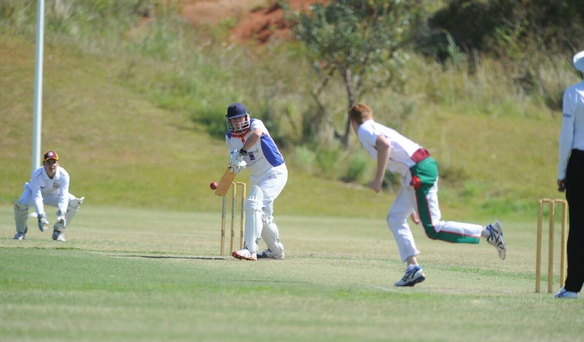 Ready to go: Wauchope RSL Cricket Club's Tony Brown in action in last year's competition. The club, along with Beechwood and Comboyne/Kendall will again compete in local cricket competitions.