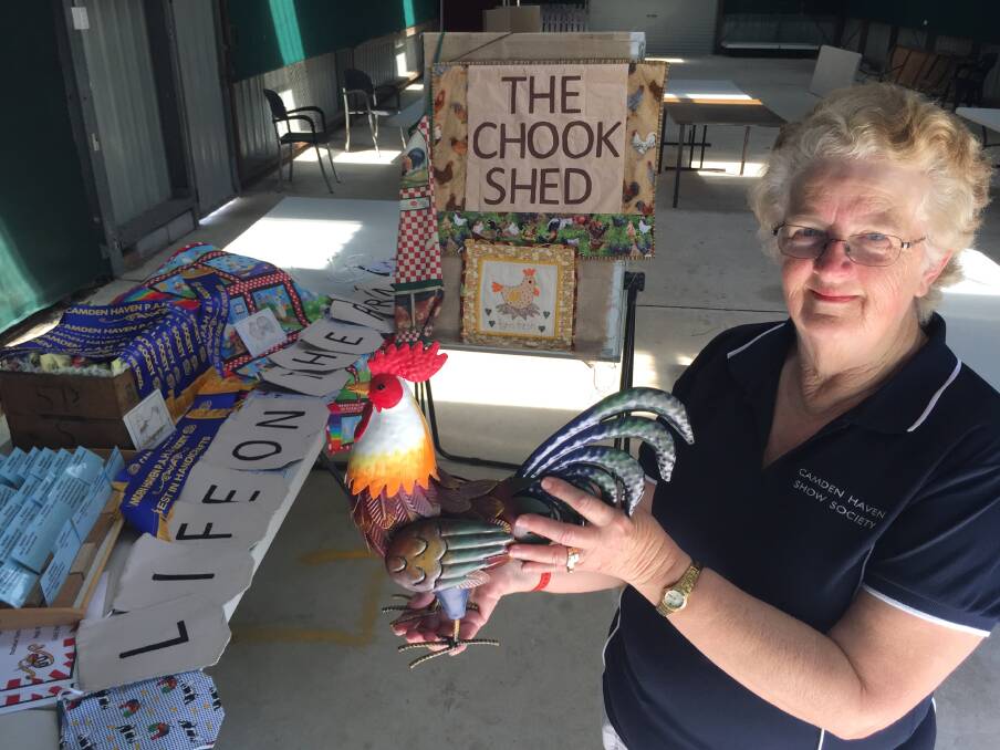 New initiative: Camden Have Show Society publicity officer Elizabeth Watson says this year's show will feature The Chook Shed as its theme.