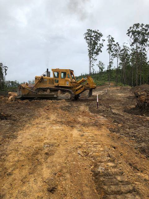 Work begins: Work has commenced on a new quarry on Lookout Road in the Broken Bago State Forest.