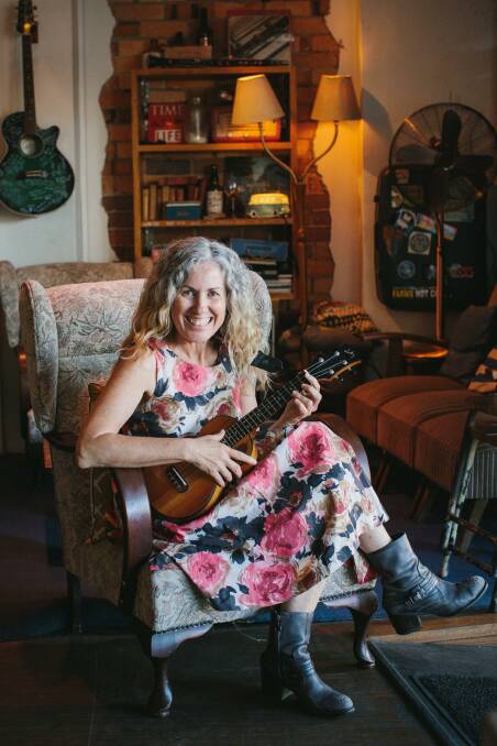 Creative juices: Steph Sims will present her ukulele course online through Arts Mid North Coast. 