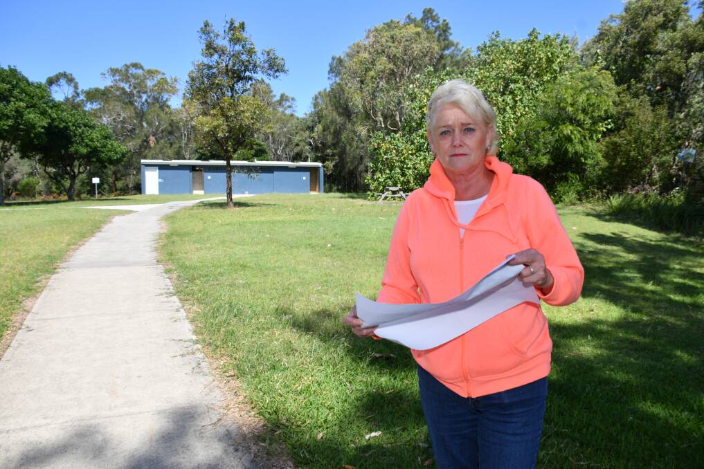 I've got concerns: Lake Cathie's Sue East says she has concerns about the location of the community skate park on the foreshore. Photo: Ivan Sajko