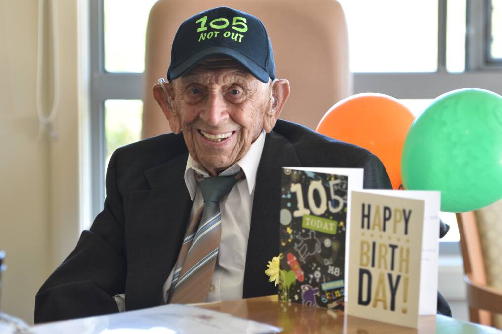 A full life: Keith Dawson passed away aged 105 years. He will leave a lasting legacy.