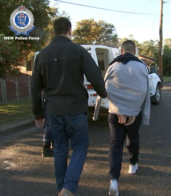 Arrests: Three men have been arrested after police executed six search warrants on October 9.