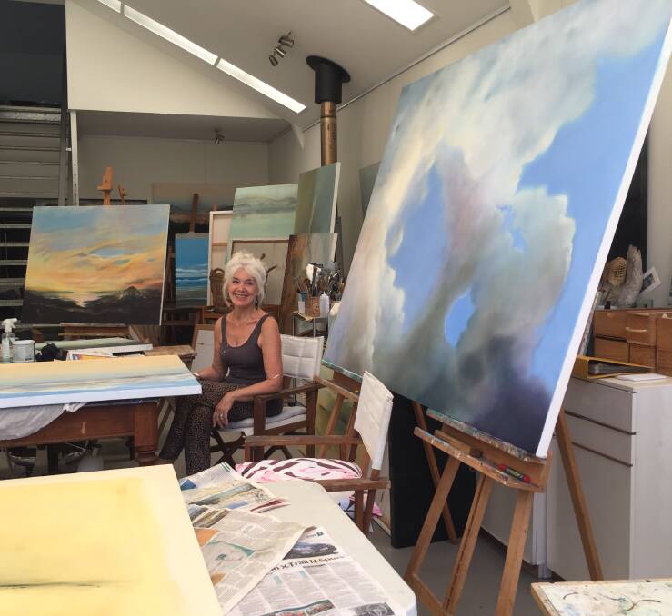 Art studio: Sally Horton in her studio at Kendall.