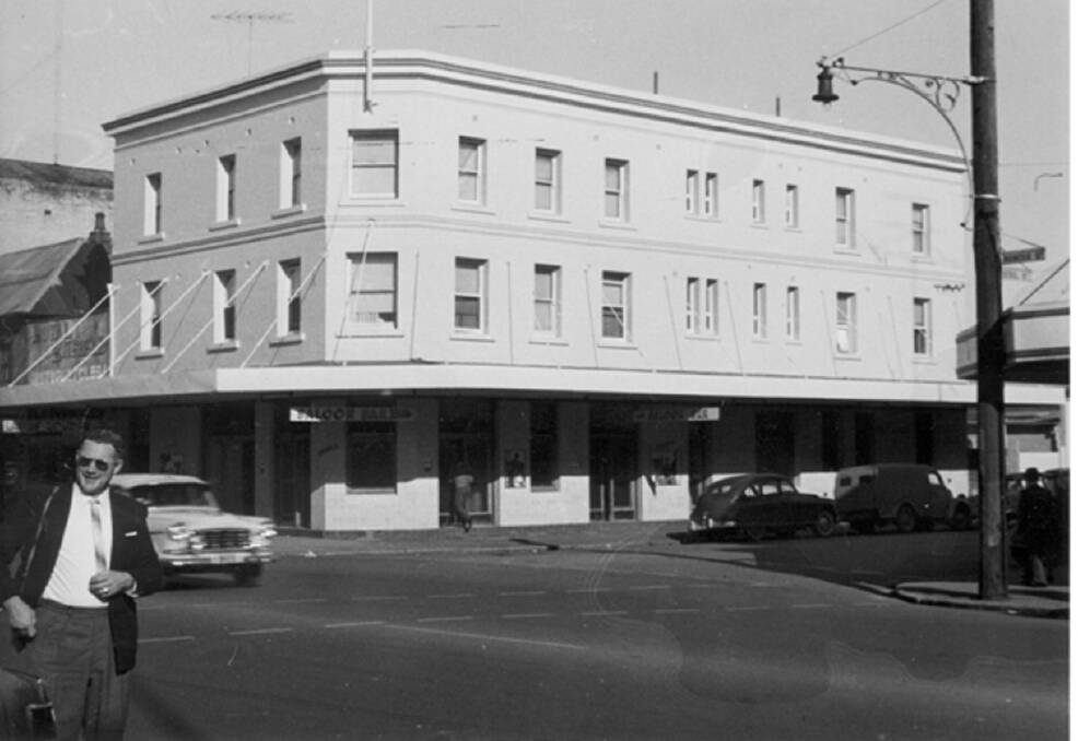 The same Hunter Street pub when it was named the Cameron Family Hotel. Picture: Newcastle Region Library Collection. 