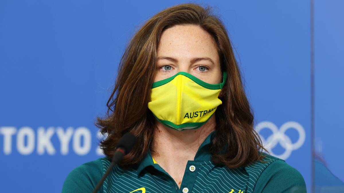 Cate Campbell spoke in support of FINA's new gender bill, which prevents transwomen from competing if they transitioned after 12. Picture: Getty Images