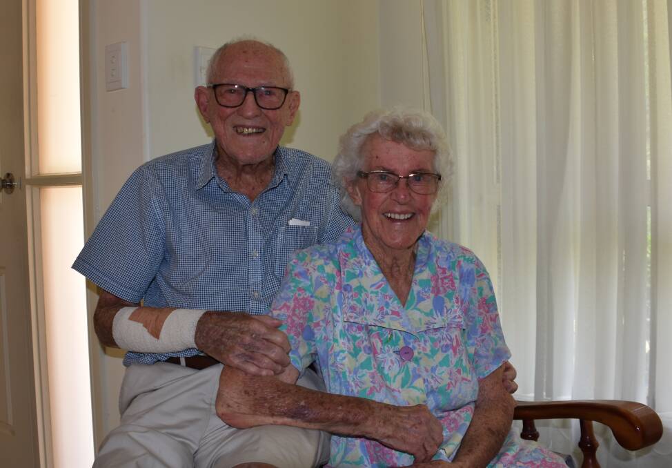 97 YEARS YOUNG: Ron and Margie Dixon have been married for 73 years.  