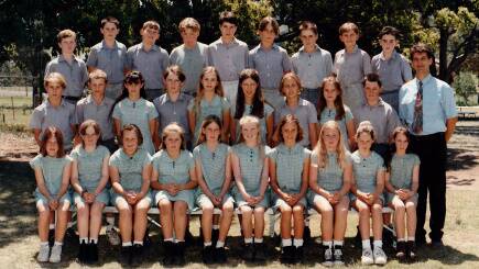 MEMORIES: The year six class from Beechwood Public School from 1994. Some will be back for the 150 years celebrations to dig up the time capsule they buried.