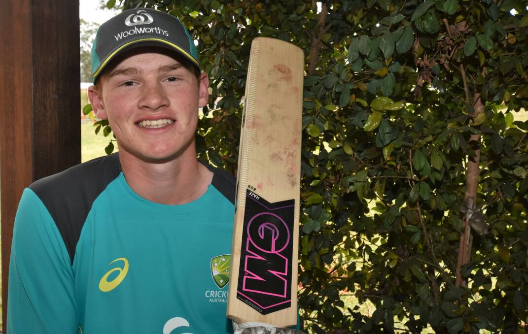 Ticking all the boxes: Connor Cook will head to Queensland with the Australian under-16 team for the under-17 national titles.