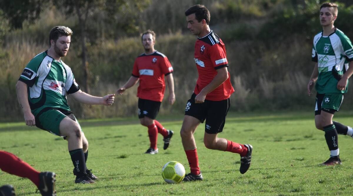 Scoring at will: Rob Holland contributed a large portion of Camden Haven's whopping 79 goals in the men's northern league season. Photo: supplied