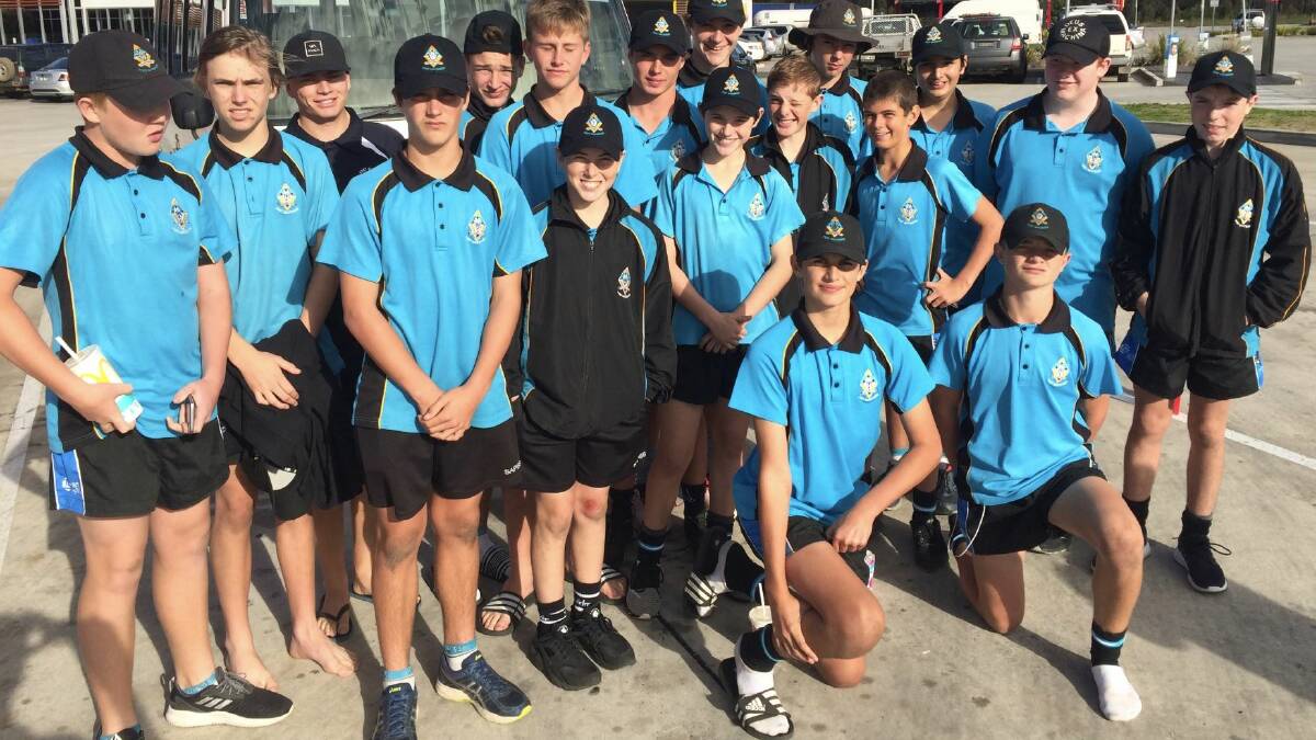 Top effort: St Joseph's Regional College under-14 boys team have made it to the top eight Catholic schools in the state. Photo: supplied
