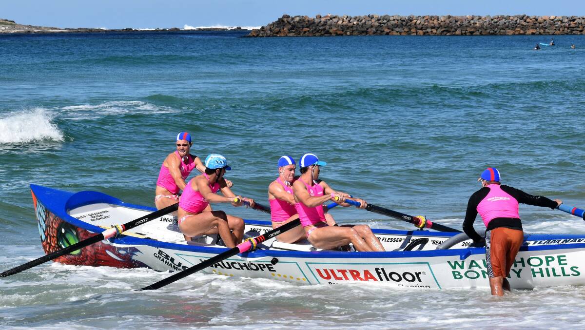 Wauchope-Bonny Hills Surf Life Saving Club will compete at this year's Ocean Thunder Surfboat Series. Photo: Phil Kaufmann