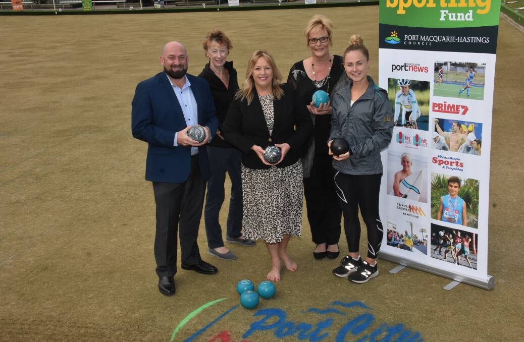 Aiming high: Former Port Macquarie-Hastings Sportsperson of the Year Ella Heeney (right) says the awards are encouraging for young athletes.