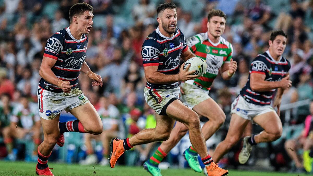 Could a partnership with a club such as the Sydney Roosters strengthen Mid North Coast's proposal to join the NSWRL competition? Photo: AP Image/Brendan Esposito