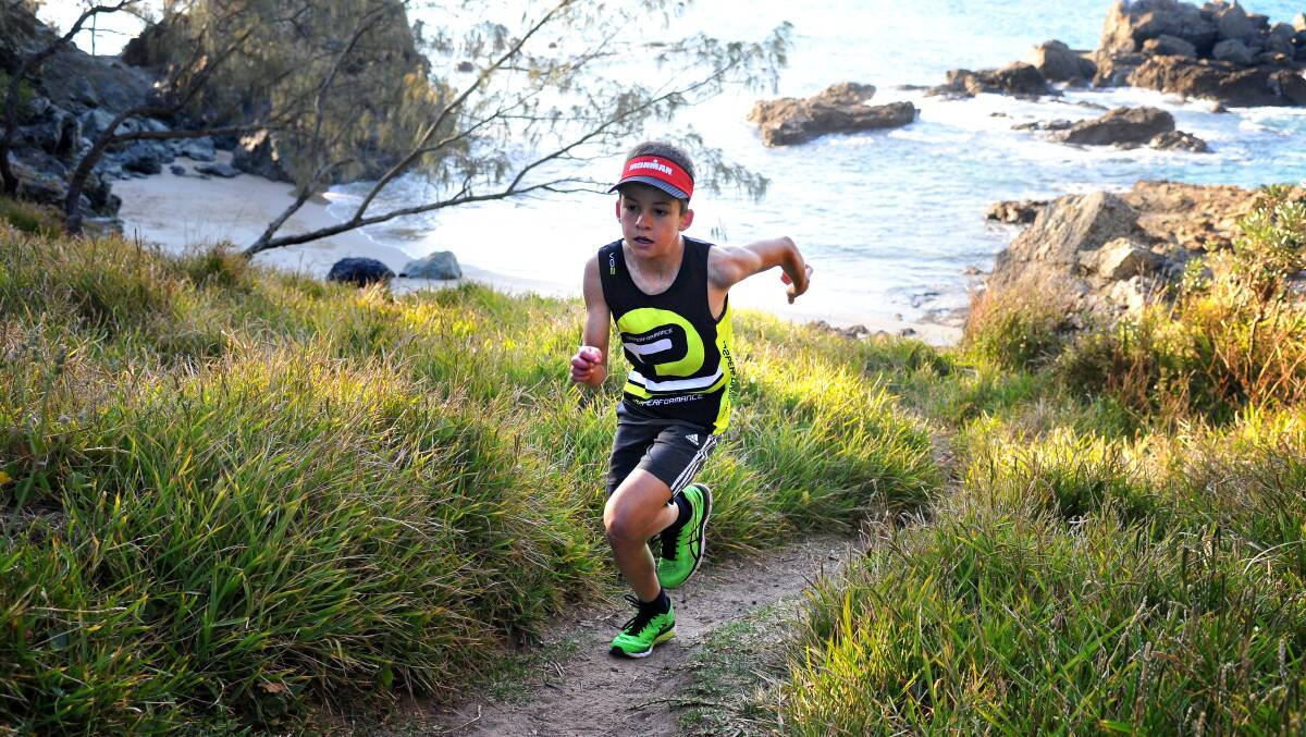 Family-friendly: Port Macquarie runner Jasper Sumsky is looking forward to testing himself in the family-friendly five-kilometre Beach to Brother event. Photo: Ivan Sajko