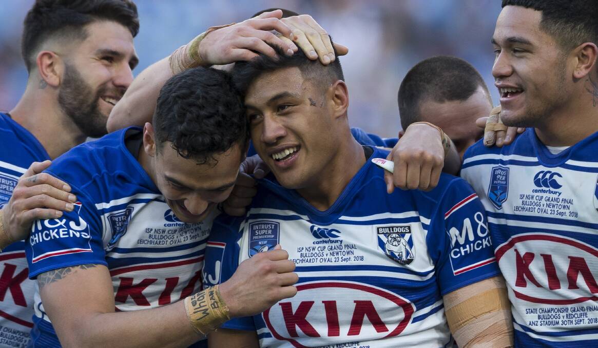Aiming high: Canterbury-Bankstown won the 2018 Intrust Super Premiership and Mid North Coast hope to field a team in the next five years. Photo: AAP/Craig Golding
