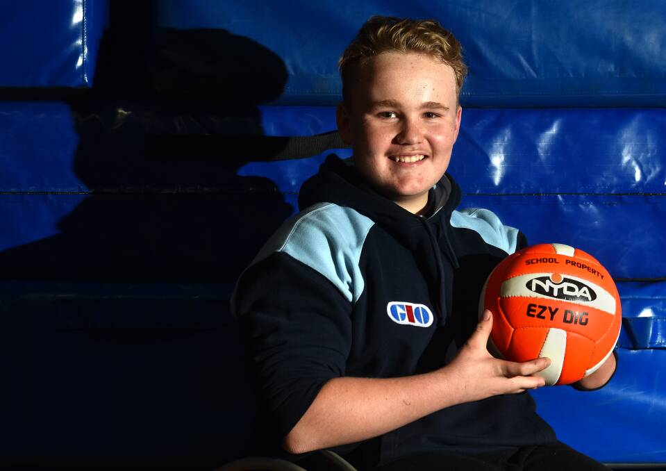 Up-and-comer: Harry Clist will represent the NSW
Gladiators at the Fierce 4 National Wheelchair
Rugby Championships in Sydney next week.
Photo: Ivan Sajko