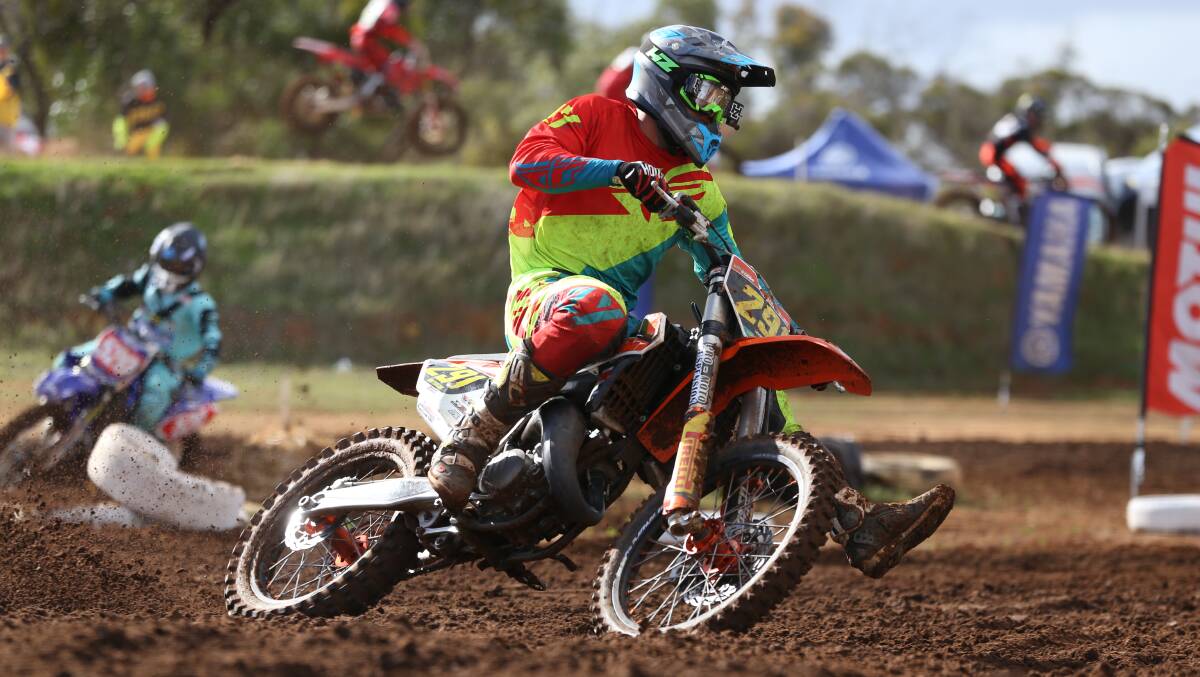Preparing: Port Macquarie rider Hayden Matterson will continue preparations for the national titles, but won't be in Port Macquarie this weekend. Photo: supplied
