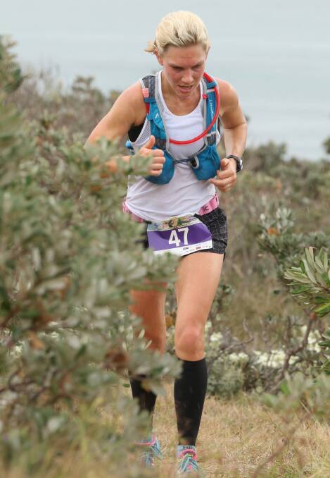 Back again: Claire Bradshaw will return to defend her Beach to Brother women's marathon crown on Sunday. Photo: Darrell Nash