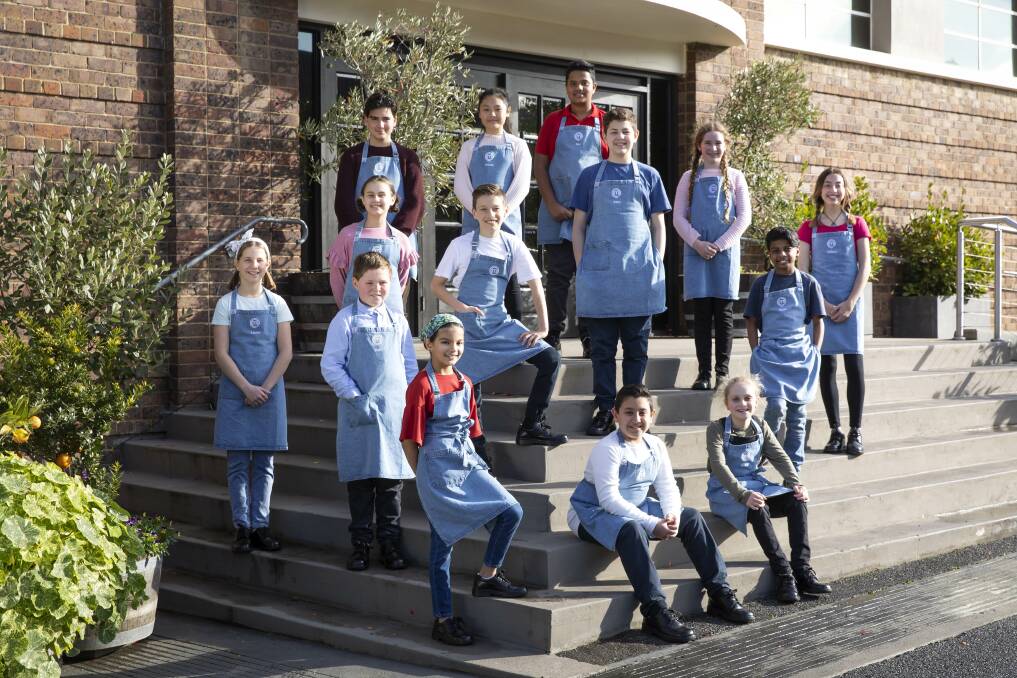 The cast of Junior MasterChef 2020 are a sprightly bunch. Picture: WIN Network
