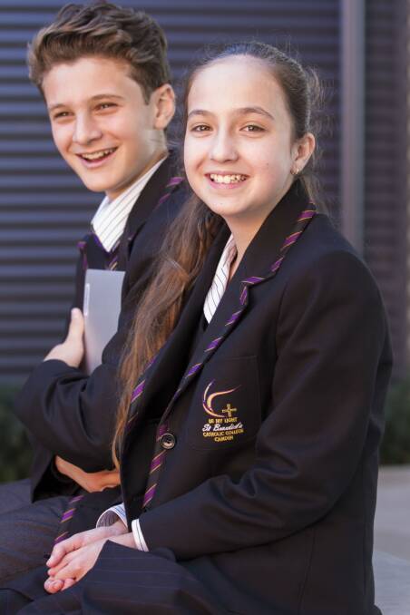 All smiles: The staff, students, parents and community of St Benedict's Catholic College will, in 2020, celebrate 10 years of providing a Catholic education. Photo: Supplied. 