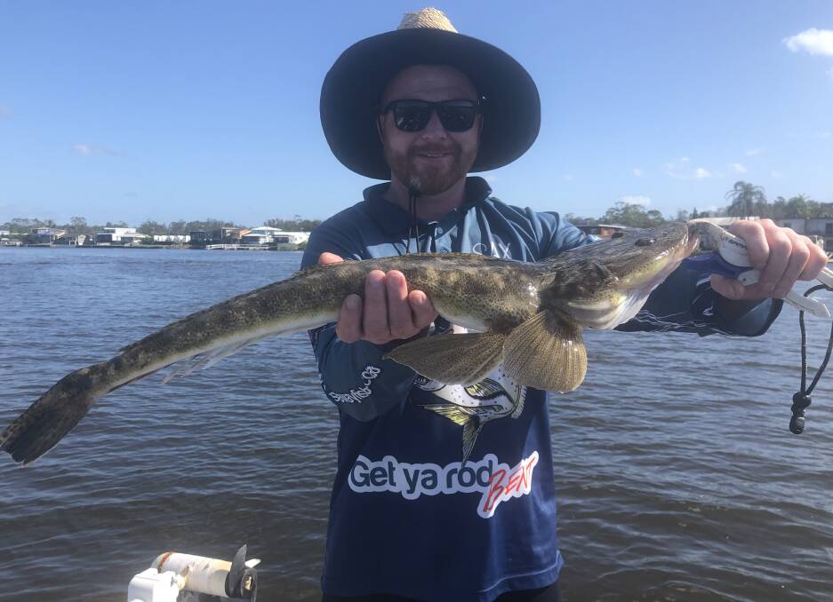 NICE: Our Berkley picture of the week is of Dave Reinhold, who caught this cracking flathead in the Hastings during a trip with Castaway Estuary Charters. Picture: SUPPLIED