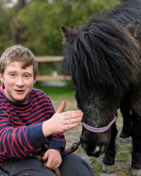 OPPORTUNITY: Early awareness about Fragile X allowed Brody's parents a chance to consider best supports for him, like Ballarat Equine Assisted Psychotherapy.