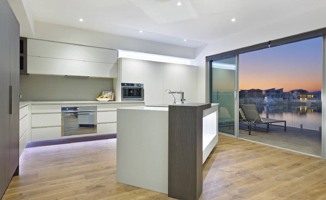 On display: Visit the well-appointed Laurieton showroom of Designer Living Kitchens to see a display of the latest features and trends available in kitchens and joinery.
