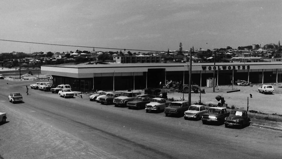 Fifty years later it is gone: The Plaza Shopping Centre nearing completion, 1968