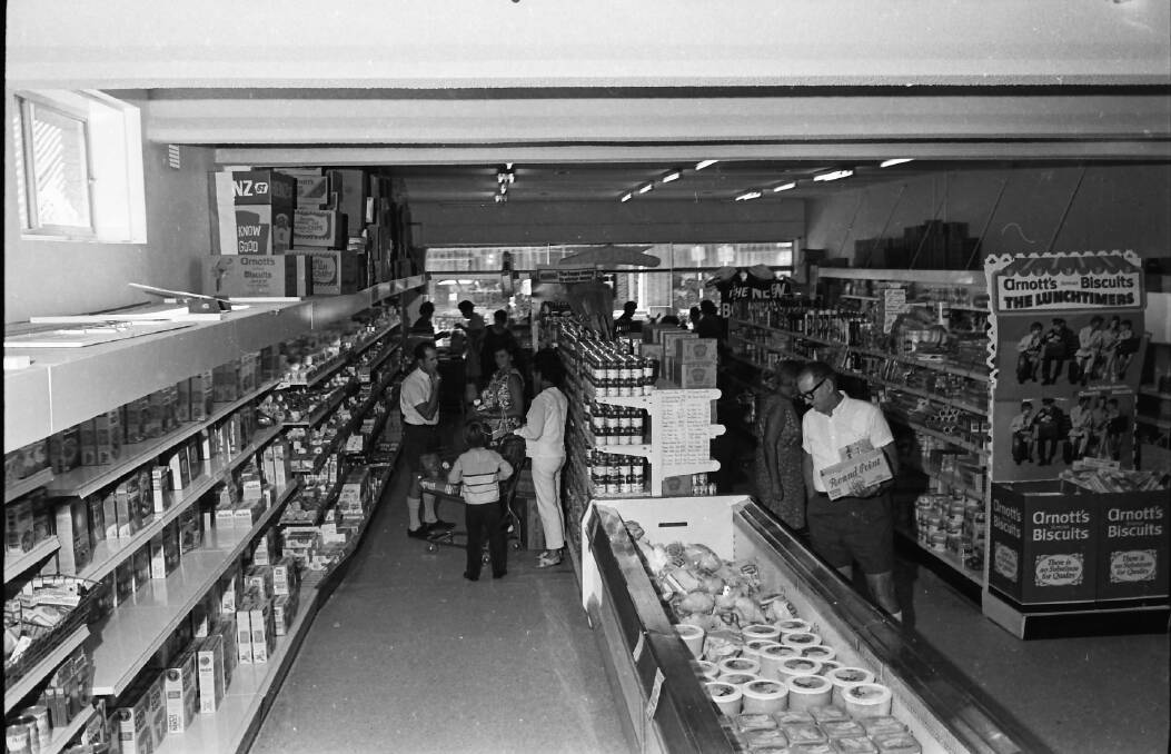 More on offer: The newly extended Jones Foodland Store in Horton Street, 1971.