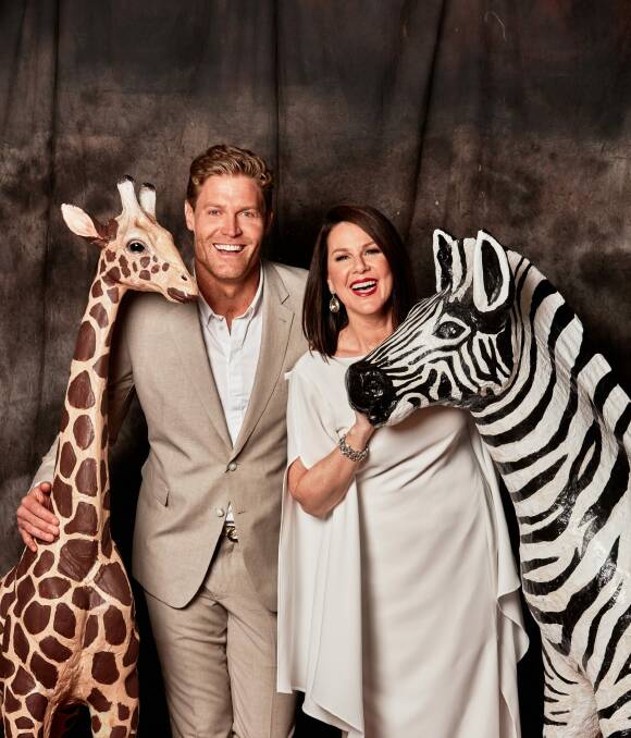 Hosts of I'm a Celebrity: Get Me Out of Here - Dr Chris Brown and Julia Morris