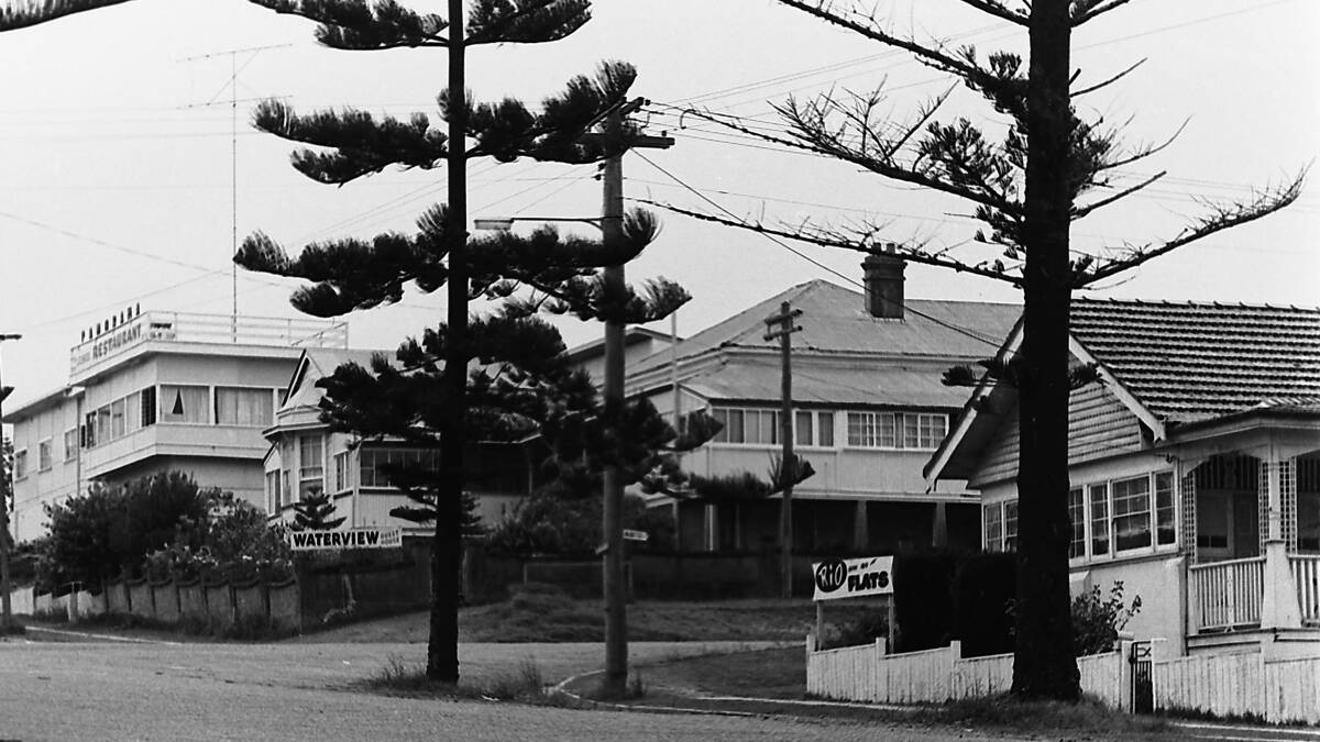 Developer thwarted: The Waterview Guest House, on Clarence Street, circa 1968, where a developer's plans for motel did not meet newly introduced boundary rules.