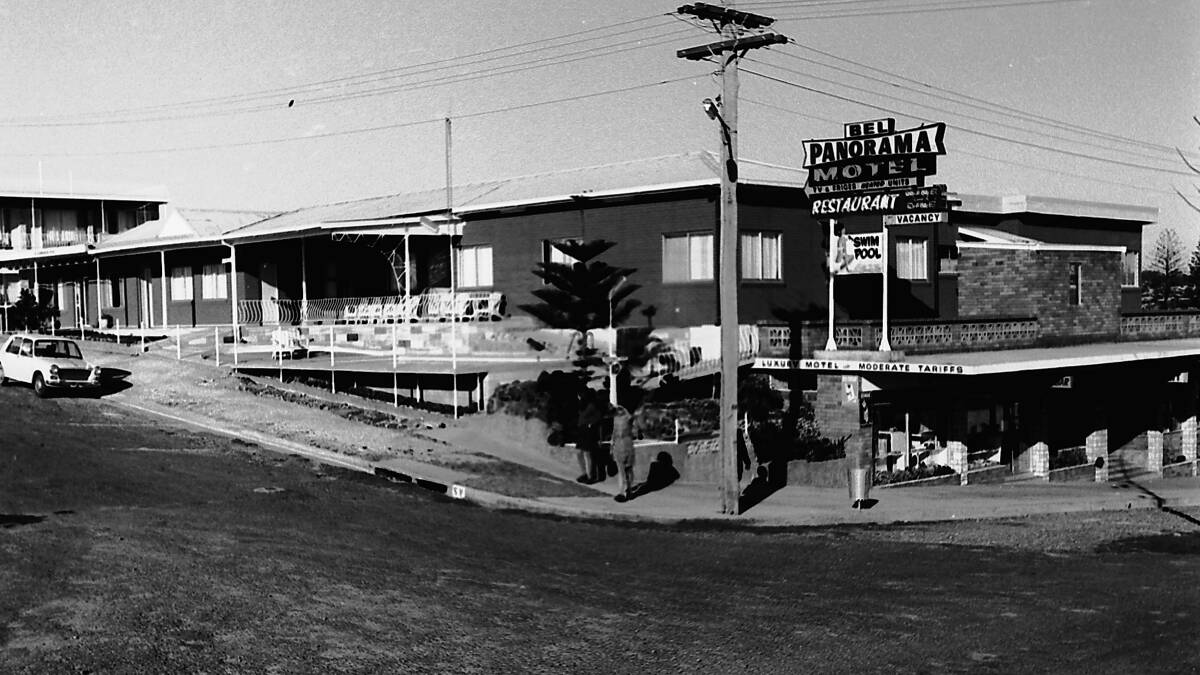  Bel Panorama Motel, Clarence Street, 1969, one of the many accommodation operators in the town experiencing solid bookings for the May holidays..