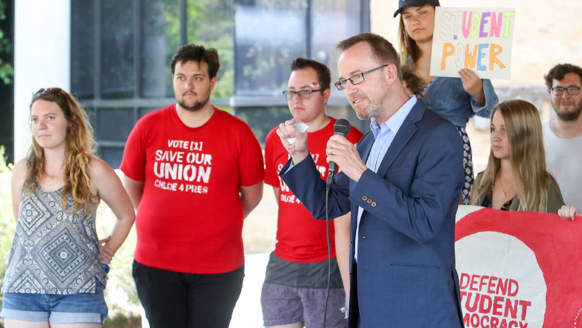 Greens MP David Shoebridge said NSW Parliament should hold a public inquiry into UOW management following the Ramsay Centre's $50 million entry onto campus. Picture: Adam McLean.