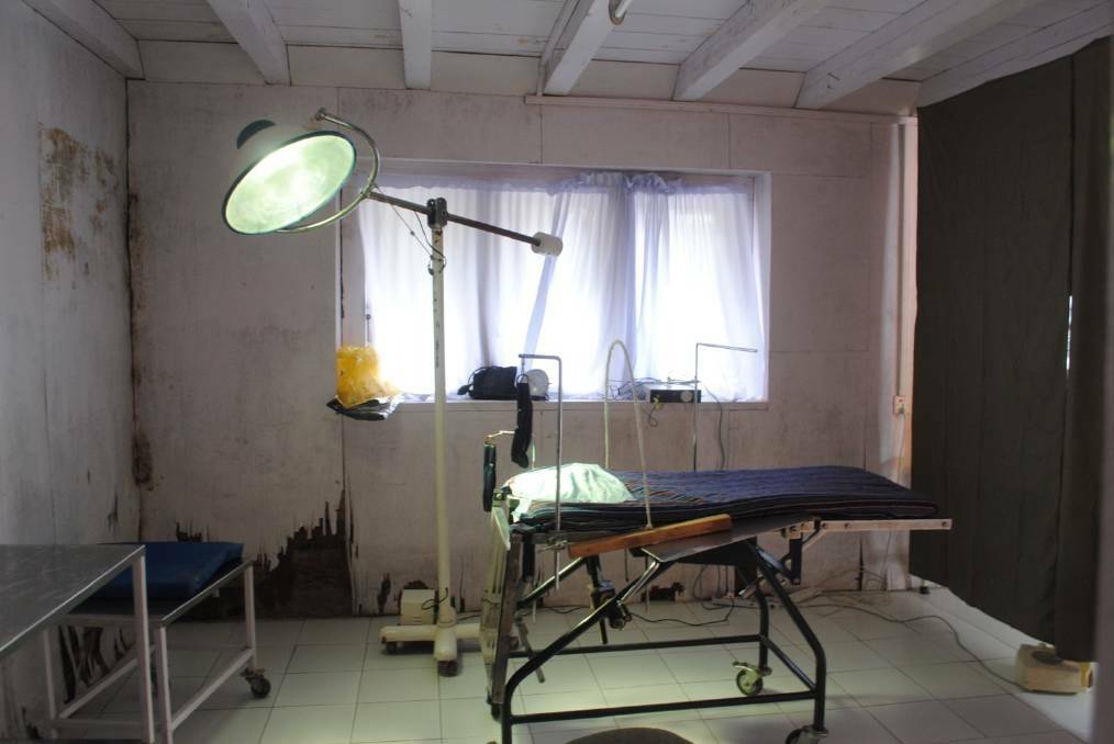  LESS THAN IDEAL: The operating room in rural Nepal Ray and his team currently use.