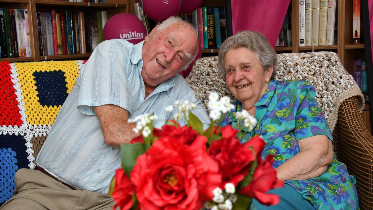 HAPPY: Malcolm and Maisey Garrington are still very much in love.