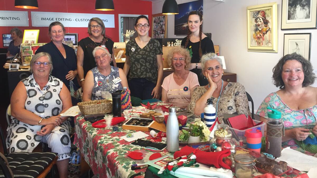 FUN: Members of the group at their Christmas themed gathering. PHOTO: Laura Telford.