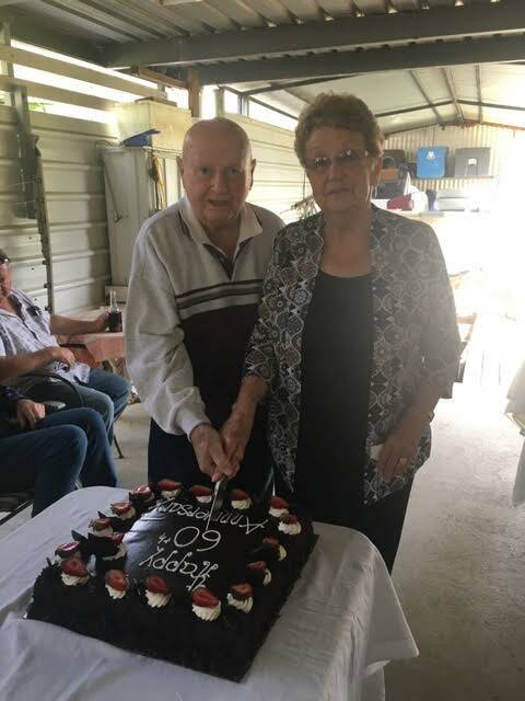 CELEBRATE: Pamela and Derek Bird celebrated their 60th wedding anniversary surrounded by friends and family recently.