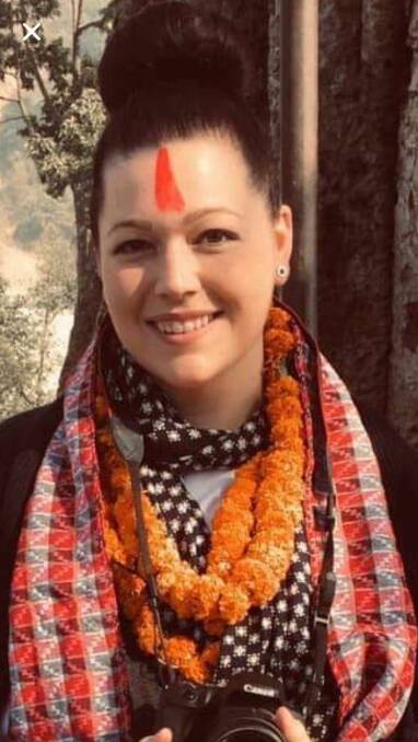 INTERNATIONAL: Brittani Michelle during one of her trips to Nepal.