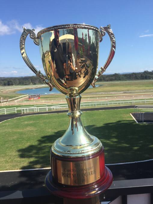 THE CUP: The Port Cup is gleaming and ready to go. Photo: Laura Telford