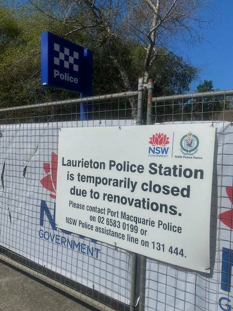 UPGRADES: The Laurieton Police Stayion will be closed for upgrades for the next three months.