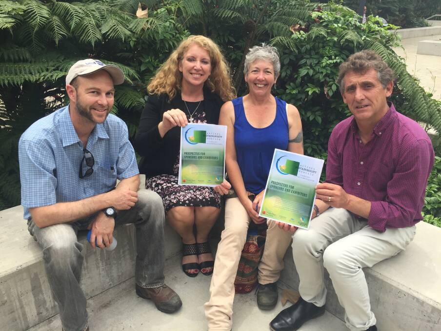 GO GREEN: Tim Nott, Maria Doherty, Melinda Losh and Nigel Urwin are excited about the Showcase next March. Photo: Laura Telford.