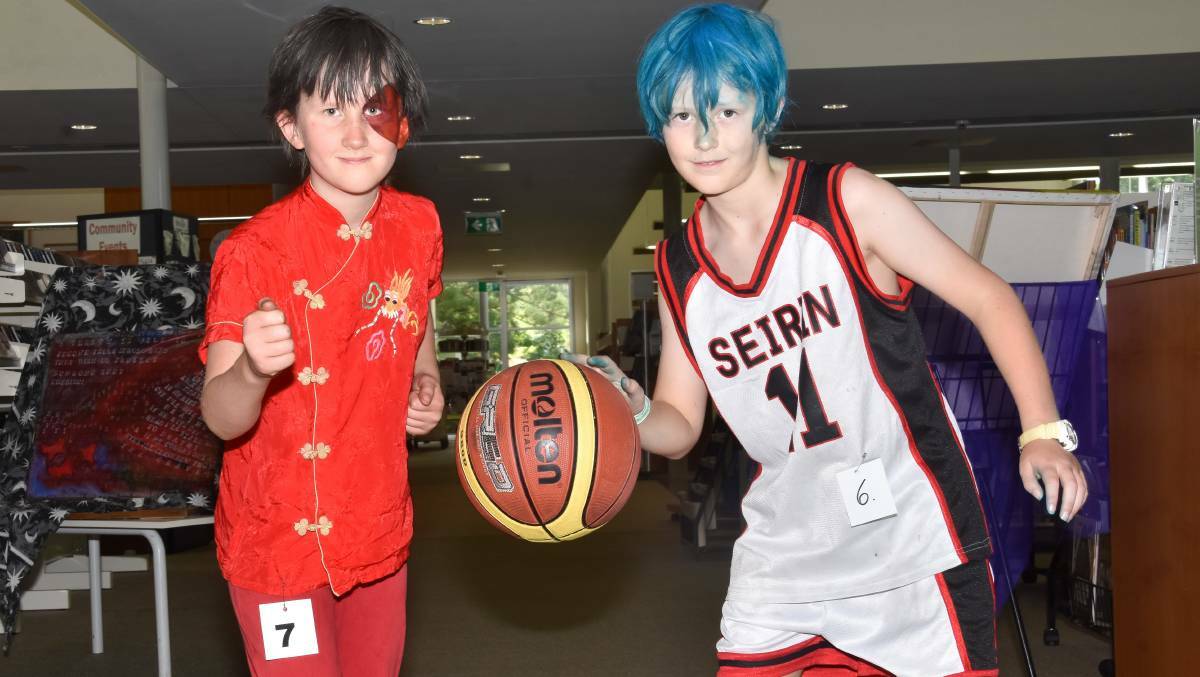 COSPLAY: Oni Lisley and Noah Barter in Cosplay characters at the 2017 Youth Week cosplay event.